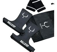 Bullstep® - Calleras Crossfit Forge En Fibra De Carbono con Muñequeras | Calleras sin magnesio | Guantes Crossfit Hombre Mujer | Hand Grips para Cross Training, Calistenia, Gimnasio (M)