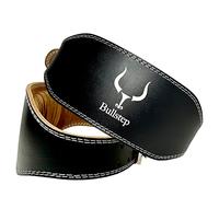 Bullstep® - Cinturon Lumbar Gimnasio 100% Cuero | Cinturón Gym Hombre Mujer | Cinturon Musculacion para Entrenamiento de Pesas, Halterofilia, crossfit | Weightlifting Gym belt