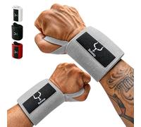 Bullstep® - Muñequeras Gym Hombre y Mujer | Muñequera crossfit Para Levantamiento de Pesas | Muñequeras Gimnasio Ideales Para Calistenia, Halterofilia, Fitness.