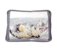 BullTek Bolsa de agua caliente eléctrica 26 x 19 cm 500 W - Calentador inalámbrico de calentamiento rápido, para manos, espalda, vientre y pies, alivio de dolores menstruales y musculares, diseño de