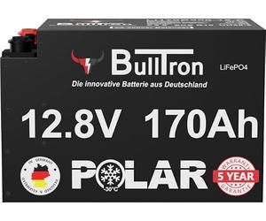 BullTron Batería Polar LiFePO4 de 12,8 V, 170 Ah, con Smart BMS, corriente continua de 200 A, aplicación Bluetooth/WiFi