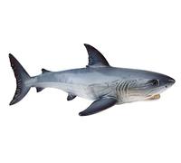 Bullyland- Shark 67410-Figura de Juego, Gran Tiburón Blanco, Aprox. 16 cm de Altura, Figura Pintada a Mano, sin PVC, para Que los niños jueguen de Forma imaginativa, Color Colorido (67410)