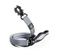 BullyBillows Mini Correa de Combate de 1,2 m, Forro de Espuma y Neopreno con Mango Suave, Color Gris metálico