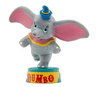 Bullyland 12436 Ficha, Walt Disney Dumbo de Pie, Aprox. 7,5 cm | Figura coleccionable de Walt Disney 12436 de 7,1 cm