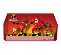 Bullyland 13289 - Juego de Figuras de Walt Disney Los Increíbles 2 - Juego de 5 Figuras pintadas a Mano, sin PVC, Gran Regalo para niños y niñas para Jugar imaginativamente