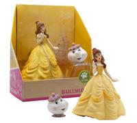 Bullyland 13436 - Juego de Figuras de Walt Disney Belle - Belle y Madame Pottine pintadas a Mano, sin PVC, Regalo Ideal para niños y niñas para Jugar de fantasía