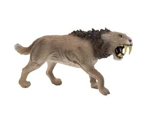 Bullyland 58375-Figura de Juego, Tigre de Dientes de Sable, Aprox. 10 cm de Altura, Figura Pintada a Mano, sin PVC, para Que los niños jueguen de Forma imaginativa, Color Colorido (Bullyworld 58375)