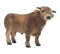 Bullyland 62624-Figura de Juego, Toro Alpino Peter, Aprox. 12,8 cm de Altura, Figura Pintada a Mano, sin PVC, para Que los niños jueguen con la imaginación, Color marrón (Bullyworld 62624)