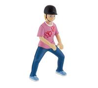 Bullyland 62643 - Figura de Juego, niña a Caballo Emily, Aprox. 8,3 cm de Altura, Figura Pintada a Mano, sin PVC, para Que los niños jueguen de Forma imaginativa