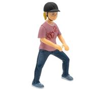 Bullyland 62643 - Figura de Juego, niña a Caballo Emily, Aprox. 8,3 cm de Altura, Figura Pintada a Mano, sin PVC, para Que los niños jueguen de Forma imaginativa