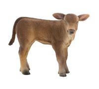 Bullyland 62729 - Figura de juego, la ternera alpina Mona, de unos 5,5 cm de altura, figura pintada a mano, sin PVC, para que los niños jueguen con la imaginación