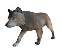Bullyland 63460 - Figura de Juego Lobo, Figura Animal de Aprox. 11 cm de Altura, Fiel al Detalle, sin PVC, como Figura de Tarta y Regalo para niños a Partir de 3 años