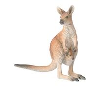 Bullyland 63565 - Figura de Juego Canguro Rojo Gigante, Aproximadamente Forma de Animal de 11,7 cm, Fiel a los Detalles, sin PVC, Ideal como Figura para Tartas y pequeño Regalo para niños a Partir de