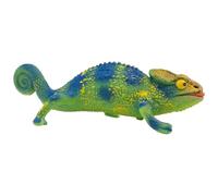Bullyland 68498 - Figura de Juego, camaleón, Aprox. 10,5 cm de Altura, Figura Pintada a Mano, sin PVC, para Que los niños jueguen imaginariamente , german