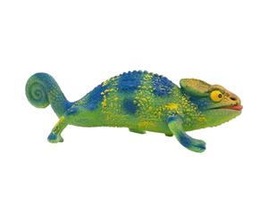 Bullyland 68498 - Figura de Juego, camaleón, Aprox. 10,5 cm de Altura, Figura Pintada a Mano, sin PVC, para Que los niños jueguen imaginariamente , german
