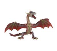 Bullyland 75591-Figura de Juego, dragón Volador Rojo, Aprox. 17,8 cm de Altura, Figura Pintada a Mano, sin PVC, para Que los niños jueguen de Forma imaginativa, Color Colorido (Bullyworld 75591)