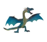 Bullyland 75592-Figura de Juego, dragón Volando Turquesa, Aprox. 17,8 cm de Altura, Figura Pintada a Mano, sin PVC, para Que los niños jueguen de Forma imaginativa, Color Colorido (75592)