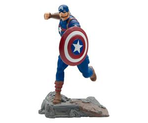 Bullyland - Capitán América de los Vengadores de Marvel, Figura de Juguete, decoración y pequeño Regalo para niños a Partir de 3 años y coleccionistas, Figura Coleccionable Detallada de