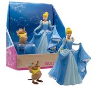 Bullyland- Disney Princess 13438-Set Juego, Walt Cenicienta y Karli, Figuras pin