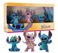 Bullyland - Juego de Regalo Stitch de Lilo & Stitch de Disney, Figura de Juguete, decoración y Regalo para niños a Partir de 3 años, Figuras coleccionables de Walt Disney de 6 cm 12591