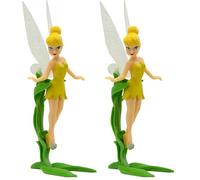 Bullyland Princesas Disney - Figura Tinker Bell 8cm 12848 (Paquete de 2)