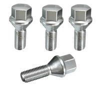 bulones llanta Compatible con E21 E30 E36 E46 E90 E91 E92 E93 Serie 3 1975-2012 4 piezas Tuerca de rueda Perno Perno de aleación M12x1.5 mm