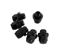 bulones llanta Compatible Con Infiniti Para QX50 Q60 EX35 2008-2012 Disponibles En Negro O Plateado Tuercas Rueda Hexagonales M12x1.25 21 Mm 37 Mm(Black)