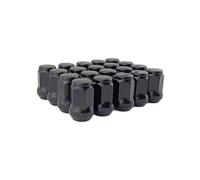 bulones llanta Compatible con Jeep para Wrangler para JK 1987-2018 para Liberty 2002 2003 2004 2005 2006 2007 2008 2009 2010 2011 2012 Tuercas de rueda 1/2-20(Black 20pcs 35mm)