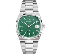 Bulova 96B439 Super Seville UHF 38mm 3ATM Cuarzo Unisex Verde Plata