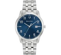 Bulova 96B475 Reloj de pulsera Classic 40mm 3ATM Cuarzo Unisex Azul Plata