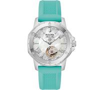 Bulova Reloj Automático 96L325, Plata, Correa