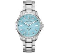 Bulova 96P248 Reloj de pulsera Marine Star 38mm 10ATM Cuarzo Unisex Azul Plata