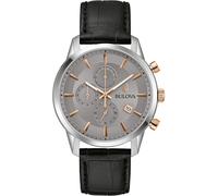 BULOVA Analógico Modelo 98B409 Sutton Chronograph Mens Watch 41mm 3ATM. Marca