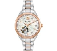 Bulova 98P170 Clasico Automatico Reloj Mujer 34mm 3ATM