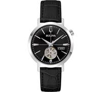 Bulova Reloj de hombre Aerojet Automatic 38 mm 96A317, plateado, Correa