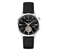 Bulova Reloj de hombre Aerojet Automatic 38 mm 96A317, plateado, Correa