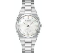 Bulova 96P242 Reloj de pulsera Surveyor Mujeres 34mm Cuarzo Blanco, nácar Pla...