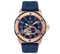 BULOVA Analógico Modelo 98A227 Marine Star Automatico 45mm Reloj Hombre 20ATM. Marca