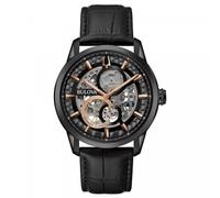 BULOVA Analógico Modelo SS Black Skeleton Sutton AUTOMATICO Gent. Marca