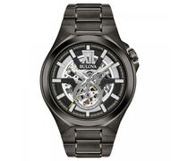 BULOVA Analógico Modelo SS Grey AUTOMATICO Skeleton Machina Col.. Marca
