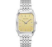 Bulova Classic Tony Bennett 96B471 - Reloj Hombre Cuarzo 43mm, Esfera Marrón, Caja y Brazalete de Acero Inoxidable, Cristal Zafiro