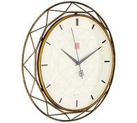 Bulova Frank Lloyd Wright Luxfer Prism - Reloj de Pared, Metal, Bronce, 35,5 cm