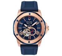 Bulova Reloj Analógico para Hombre de Automático con Correa en Silicona 98A227
