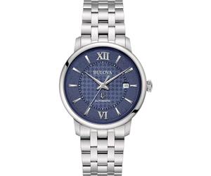 Bulova Hudson 96B447 - Reloj automático para Hombre (Acero y Azul)