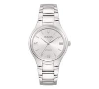 Bulova Lady Automatic Women's Watch, Gray 96L318, Steel Case and Bracelet