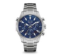 Bulova Marine Star 96B256 - Reloj de Pulsera de diseño para Hombre - Función de cronógrafo - Resistente al Agua - Acero Inoxidable - Esfera Azul
