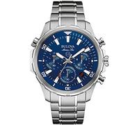 Bulova Reloj Cronografo para Hombre de Cuarzo con Correa en Acero Inoxidable 96B256