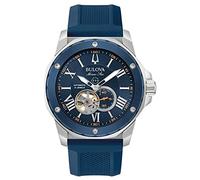 Bulova Marine Star Blue Silicone Men's Automatic Watch 98A303