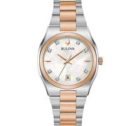 BULOVA Reloj Análogico-Digital para Donna de Cuarzo con Correa en Acero Inoxidable 98P199