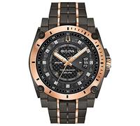 Bulova Reloj Analógico para Hombre de Cuarzo con Correa en Acero Inoxidable 98D149